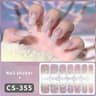Semi Cured Nail Wrap Gradient Multi Color Solid Gel Full Cover Slider Self Adhesive Nail Decal 24