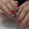 24Pcs Solid Color Wine Red Press On Nail Short Square Simple Full Cover Detachable False Nails 4