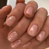 24Pcs Solid Color Wine Red Press On Nail Short Square Simple Full Cover Detachable False Nails 11