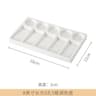 Ceramic Square Multi Grid Watercolor Palette Jingdezhen Firing Portable Art Tray 8