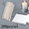 Smokeless PreWaxed Candle Wicks  Professional Cotton Core DIY Handmade Candle Tooling System 17