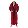Mens ColorBlock Coral Fleece Bathrobe  Professional AutumnWinter Plush Home Gown  Sleepwear System 10