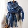Korean Winter Imitation Cashmere Scarf  Premium Thick Warm Shawl  Tassel Blanket System 9