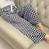 Womens Floral Viscose WideLeg Pants  AntiMosquito Drape  Loose Straight Pajama System 16