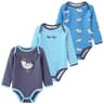 Kiddiezoom 3Pack Newborn Cartoon Bodysuits  Premium 100 Cotton Long Sleeve Soft Infant Onesies 20