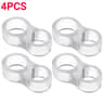 Transparent Silicone Door Handle Buffer  Premium Wall Protection Stopper  Furniture Protector Pad S 8