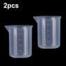 100ml Graduated Measuring Beaker  Premium Plastic LabGrade Volumetric Cup  Kitchen Utility System 8