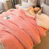 Wool Throw Blanket Keep Warm Winter Bed Blankets Double Sided Queen Duvet 17