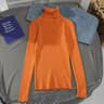 Womens Fall Turtleneck Sweater Knitted Soft Pullover Cashmere Jumper 10