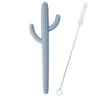 Silicone Cactus Teether Straw  BPAFree Fidget Toy  Infant Chewing Accessory 9