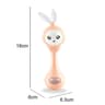 2025 Flashing Musical Rabbit Hand Bell  Early Educational Teether Rattle Toy 012M 8