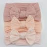 3Piece Premium Elastic Bow Headband Set  Soft Nylon Turban Accessories 22