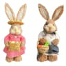 Handcrafted Easter Rabbit Decoration Bunny Figure Cattail Ornament 13