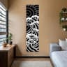 Black Ocean Waves Red Sun Tapestry  The Great Wave Off Kanagawa Wall Hanging 6