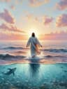 Sacred Heart Of Jesus  Holy Spirit Canvas Art  Religious Home Sanctuary Decor 23