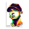 Eminem Super Rapper Legend Poster  Slim Shady Rap Icon Canvas Painting For Home Decor 14