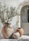 Retro Elegant Olive Tree  Lemon Canvas Poster  Vintage Mediterranean Vase Wall Art 17
