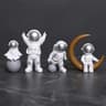 Astronaut Explorer Figurine Set  4Piece Miniature Spaceman Desktop Sculpture 9