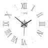 Large 3D DIY Silent Wall Clock  Modern PunchFree Wall Sticker Clock 9