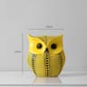 Modern Yellow Wave Point Art Statues  Whimsical Animal  Pumpkin Desktop Sculptures 10