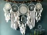 5Piece Celestial Macrame Dream Catcher Set  Boho Moon  Star Wall Hangings 6
