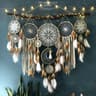 5Piece Celestial Macrame Dream Catcher Set  Boho Moon  Star Wall Hangings 8