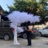 Grande Artificial Living Trees  Silk Peach Cherry  Maple Exhibition Decor For Luxury Interiors 7