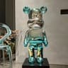 Gradient Mirror Bear Sculpture  Large Plating Violent Bear Figurine For Luxury Living Rooms 10