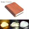 3D Folding Creative LED Book Light  MultiColor RGB Wooden Night Light For Bedroom Desk  Kids Birthd 7