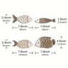 4Pcs Tropical Fish Wooden Wall Art  Rustic Nautical Hanging Decor  Retro Sea Life Ornament For Home 8