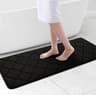 Homaxy Lattice Memory Foam Bath Mat  NonSlip Absorbent Bathroom Rug  Thick Soft Foam Floor Carpet F 13
