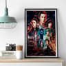Stranger Things TV Series Poster  Retro SciFi Canvas Painting  Coffee House  Bar Room Wall Art Deco 6