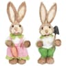 35cm Artisan Straw Easter Bunny  HandWoven Spring Rabbit Sculpture  Rustic Garden  Wedding Celebrat 8