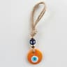 Handcrafted Blue Evil Eye Charm  Glass Nazar Wall Hanging  Executive Protection  Sanctuary Home Dec 10