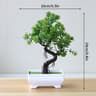 Artificial Potted Bonsai Plant  Simulated Miniature Tree  Executive Home  Garden Sanctuary Decor 12
