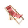 Coastal Miniature Deck Chair  112 Scale Folding Dollhouse Furniture  Executive Studio  Zen Sanctuar 7