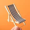 Artisan Miniature Recliner  Wooden Outdoor Deck Chair Model  Executive Studio  Zen Sanctuary Decor 7