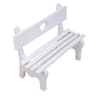 Artisan Miniature Garden Bench  Handcrafted Wooden Park Figurine  Executive Studio  Zen Sanctuary D 7