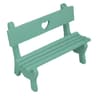 Artisan Miniature Garden Bench  Handcrafted Wooden Park Figurine  Executive Studio  Zen Sanctuary D 8