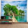 Scenic Aperture Mural  TreeHole Perspective Window Tapestry  Executive Studio  Nature Sanctuary Dec 14
