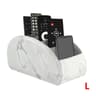 Hieroglyph Vault  Artisan PU Leather Remote Control Caddy  Desktop Organizer 14