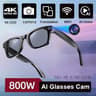 AI Smart Glasses With 8MP Sony Camera  RealTime Translation  Video Recording  Executive Augmented R 10