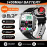 TANK Elite Military GPS Smartwatch  1400mAh Battery  201 AMOLED  Executive 10ATM SOS  Flashlight Sy 15