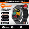 TANK Elite Military GPS Smartwatch  1400mAh Battery  201 AMOLED  Executive 10ATM SOS  Flashlight Sy 20