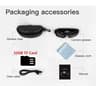 4K UltraHD Smart Camera Glasses  FPV Surveillance  Action Cam  Executive Outdoor Motion Capture San 7
