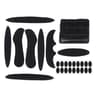 27Piece Universal Helmet Padding Restoration Kit  Sealed Sponge Replacement For Cycle  Motor Helmet 6