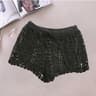 Boho Holiday Crochet Gallery  HighFidelity HollowOut LaceUp Shorts  Professional Summer Style 11
