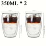 ThermalCore Double Wall Glass Set  Professional HeatInsulating Transparent Espresso  Whiskey Interf 6
