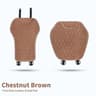 Universal Soft Flannel Car Seat Mat And Backrest Protector Set 8