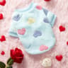 Soft HeartPrint Flannel Pet Vest 9